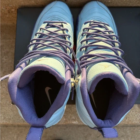 Air Jordan 12 Retro GS ‘Hornets’ *RARE*size 8.5y (8.5 men’s or 10 women’s) - Picture 9 of 10